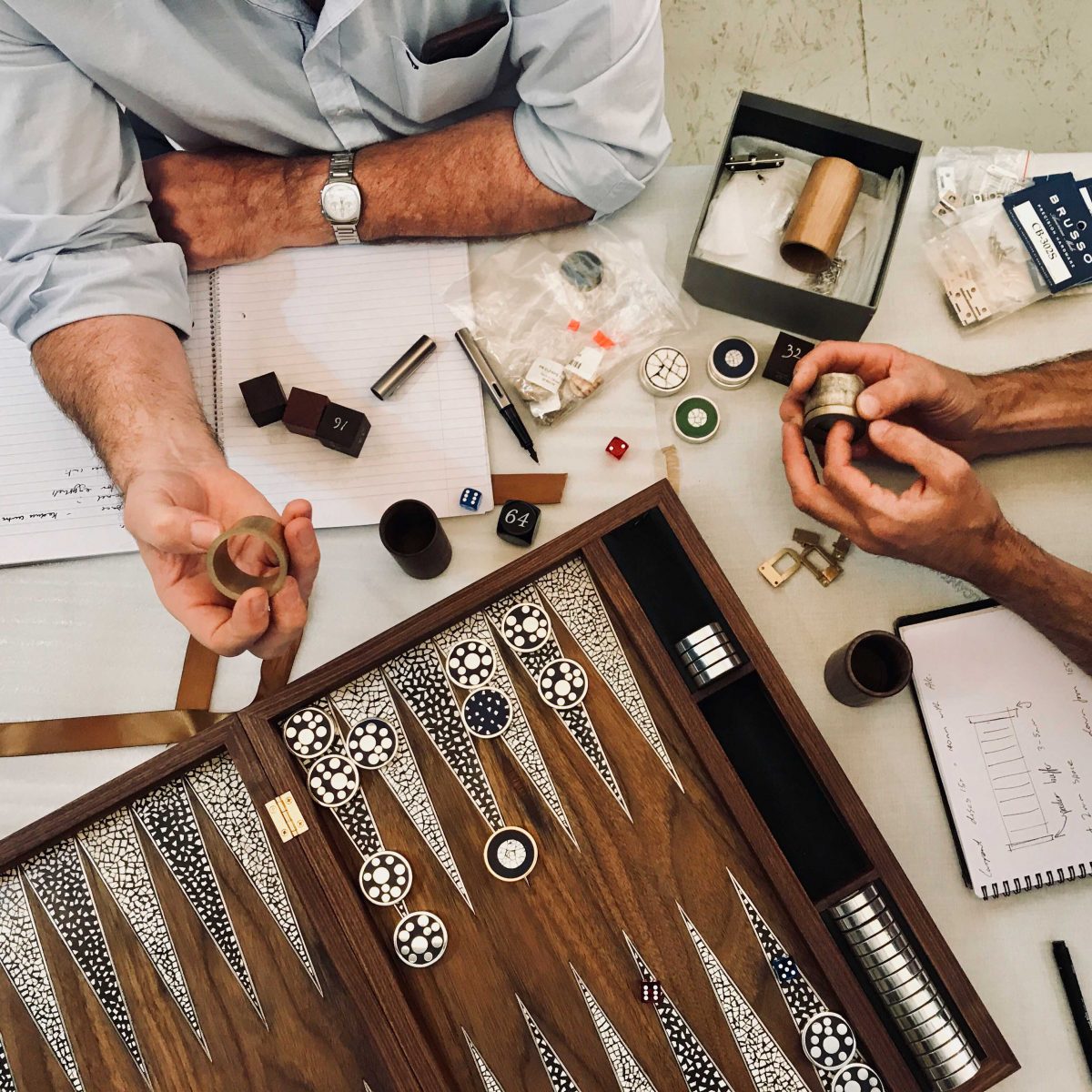 andrew dominic furniture avoova backgammon set